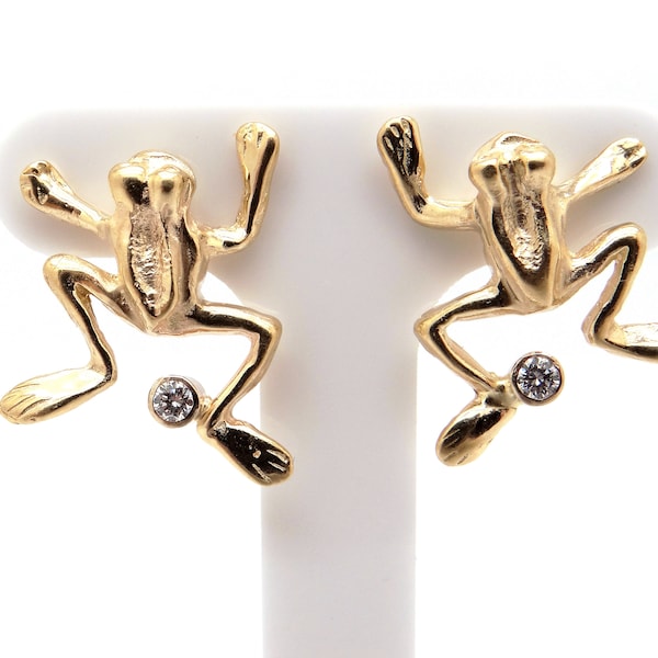Frog Earrings - Etsy
