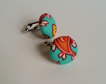 Sunshine Paisley Cuff links