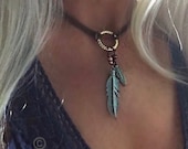 BoHo choker Ring Choker bohemian necklace gypsy choker bohemian choker gypsy Necklace hippie necklace BoHo jewelry Choker ring