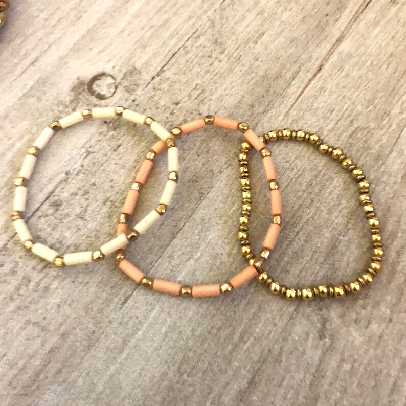 Boho BraceletsBeaded BraceletsGemstone Stacking BraceletsBoho Gypsy JewelryBeaded Boho Bracelets