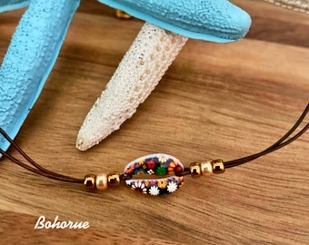 Shell Necklace/Shell Choker/Cowrie Necklace/Cowrie Choker/Beach Necklace/Leather Cord Necklace