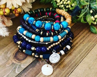 Boho bracelets/Hippie bracelets/Stackable bracelets/Beaded bracelets/Stack bracelets/Gypsy bracelets/Bohemian bracelets/Bracelets/Boho