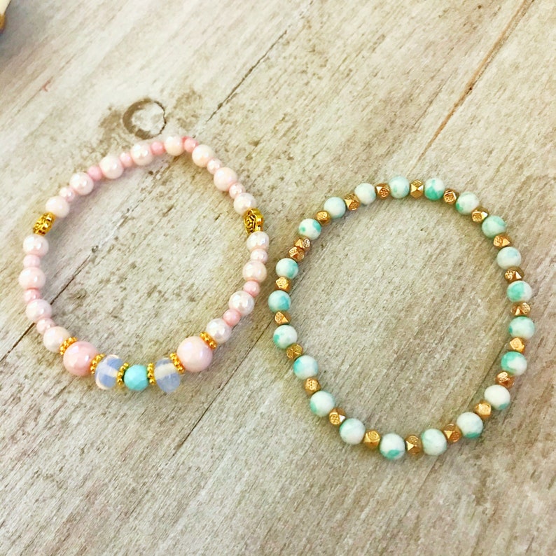 Boho BraceletsBeaded BraceletsGemstone Stacking BraceletsBoho Gypsy JewelryBeaded Boho Bracelets