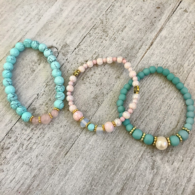 Boho BraceletsBeaded BraceletsGemstone Stacking BraceletsBoho Gypsy JewelryBeaded Boho Bracelets