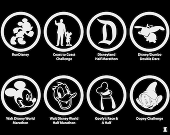 RunDisney Decals - Updated with new races!