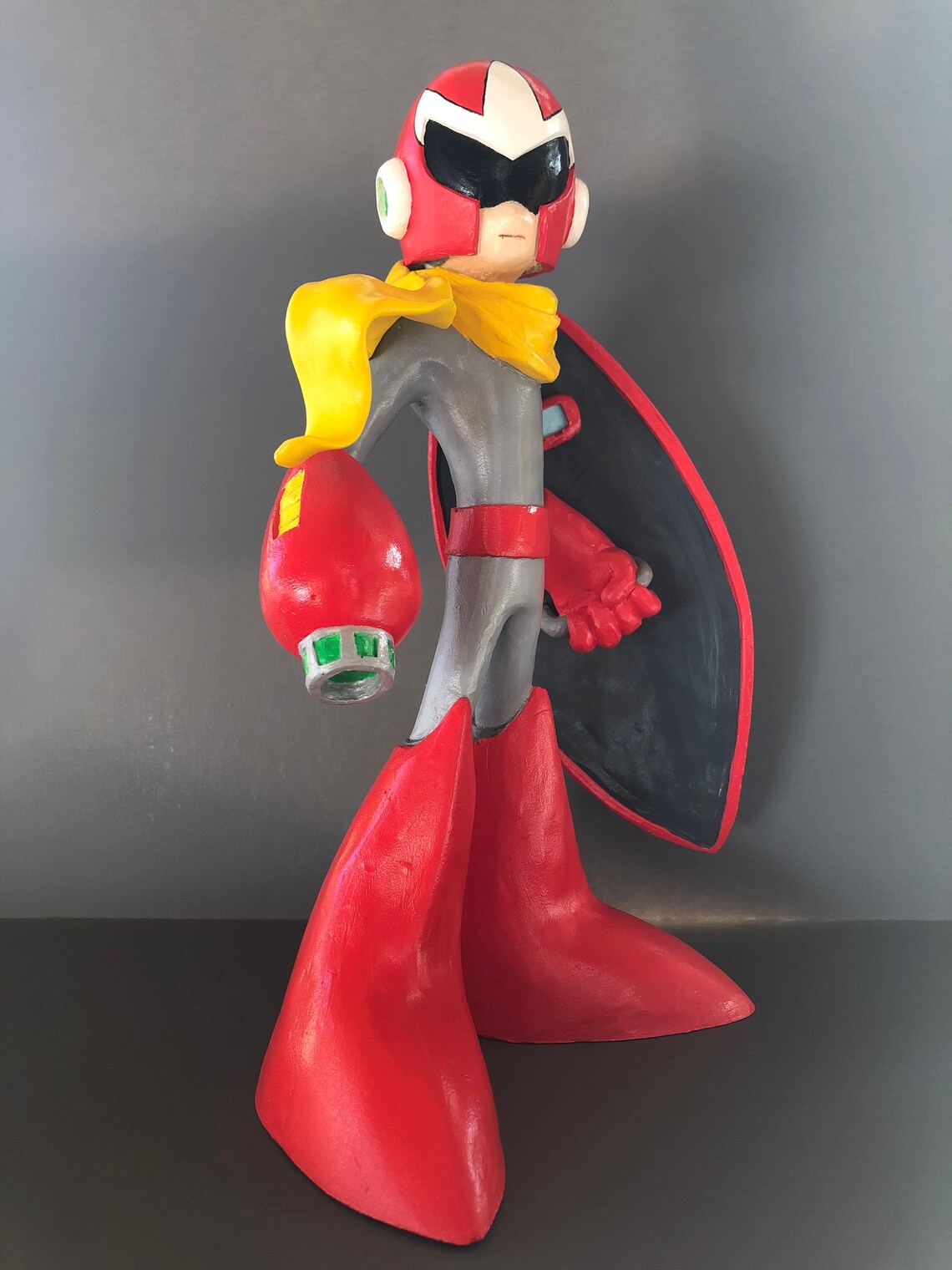 Protoman Figure Inspired by Mega Man Series Etsy