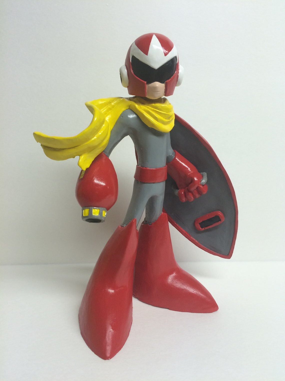 Protoman figure inspired by Mega Man Series Etsy