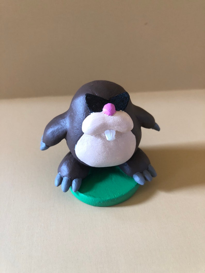 Monty Mole Figure Inspired by Super Mario Bros | Etsy