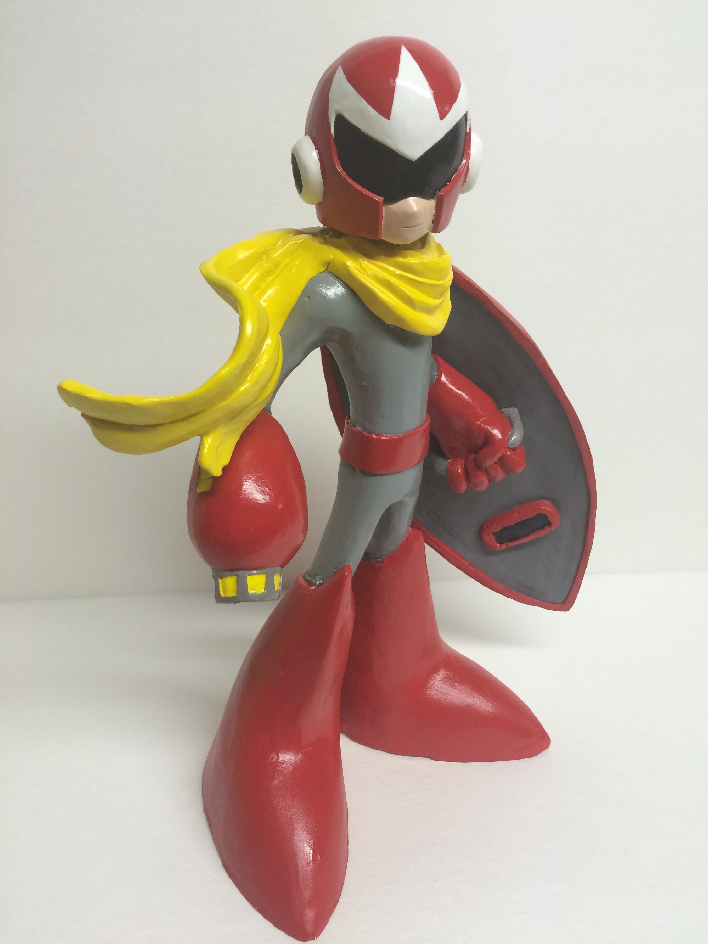 Protoman figure inspired by Mega Man Series Etsy