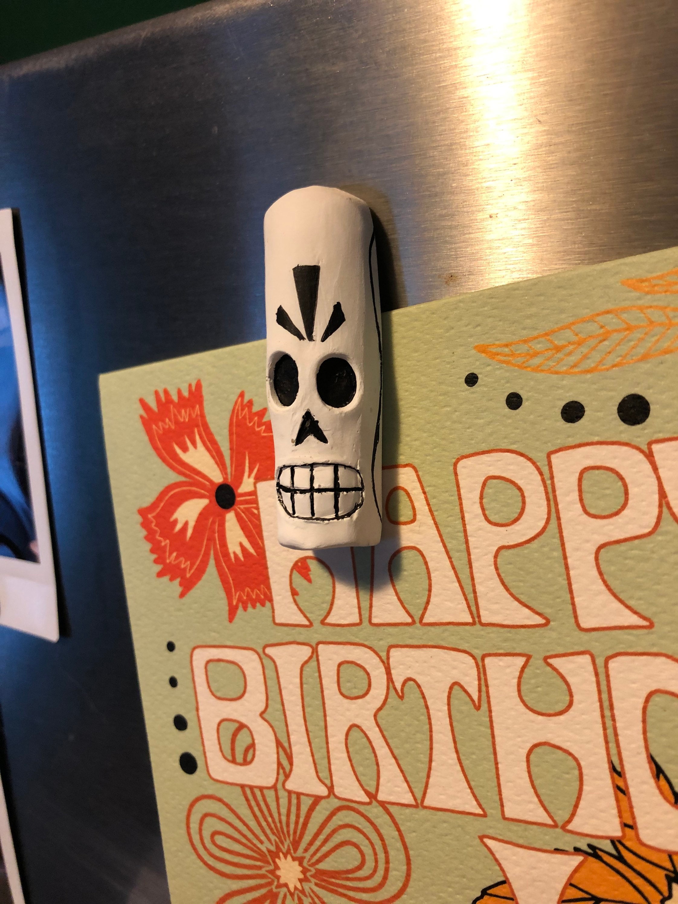Manny Calavera Fanmade Mini Magnet Inspired by Grim Fandango - Etsy