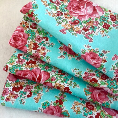 Tea Party Shabby Chic Cloth Napkins SET of 10 by CHOW With Etsy