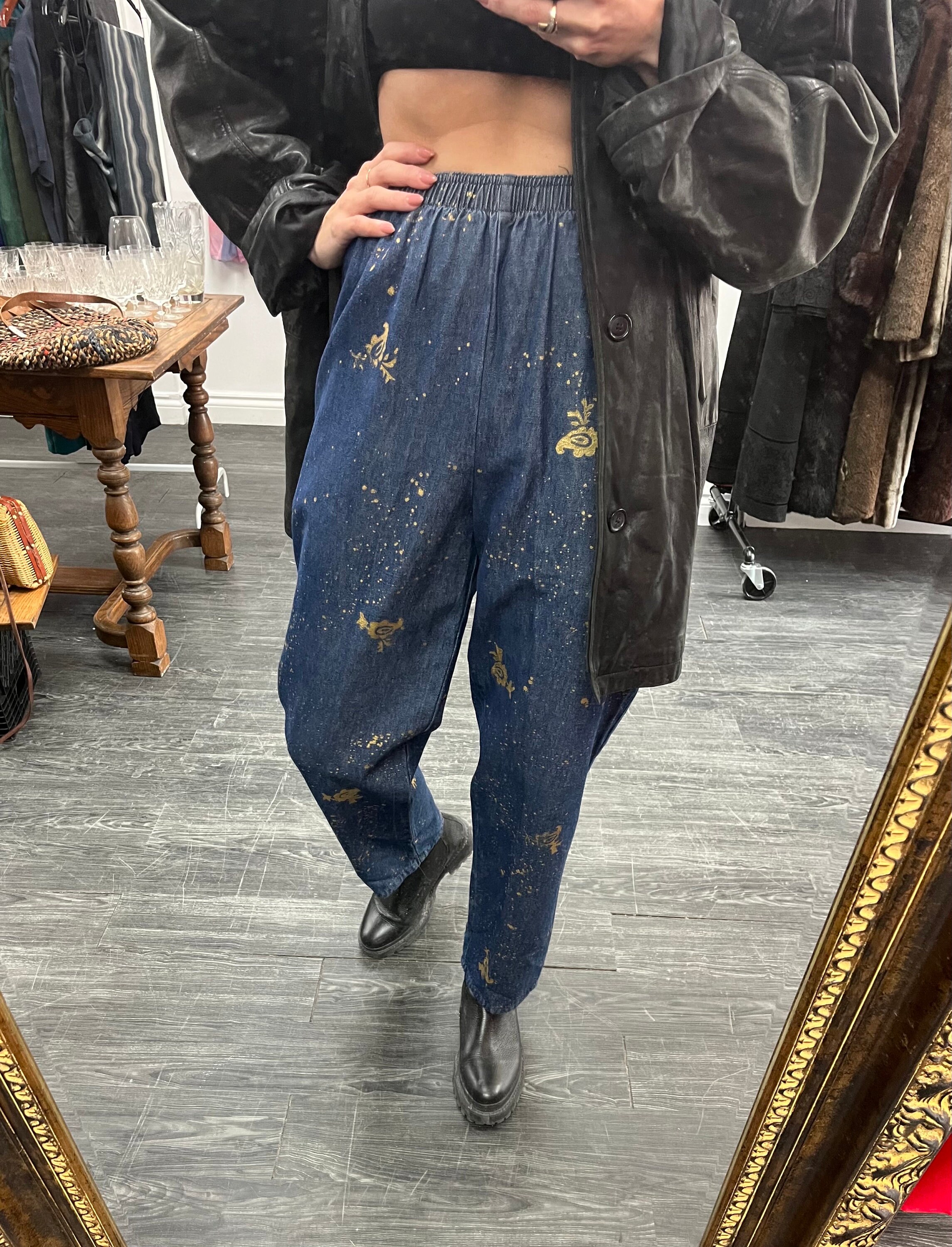 日本最級 SCS限定 SAPEur SCB限定 ペイントパンツ Sapeurサプール  