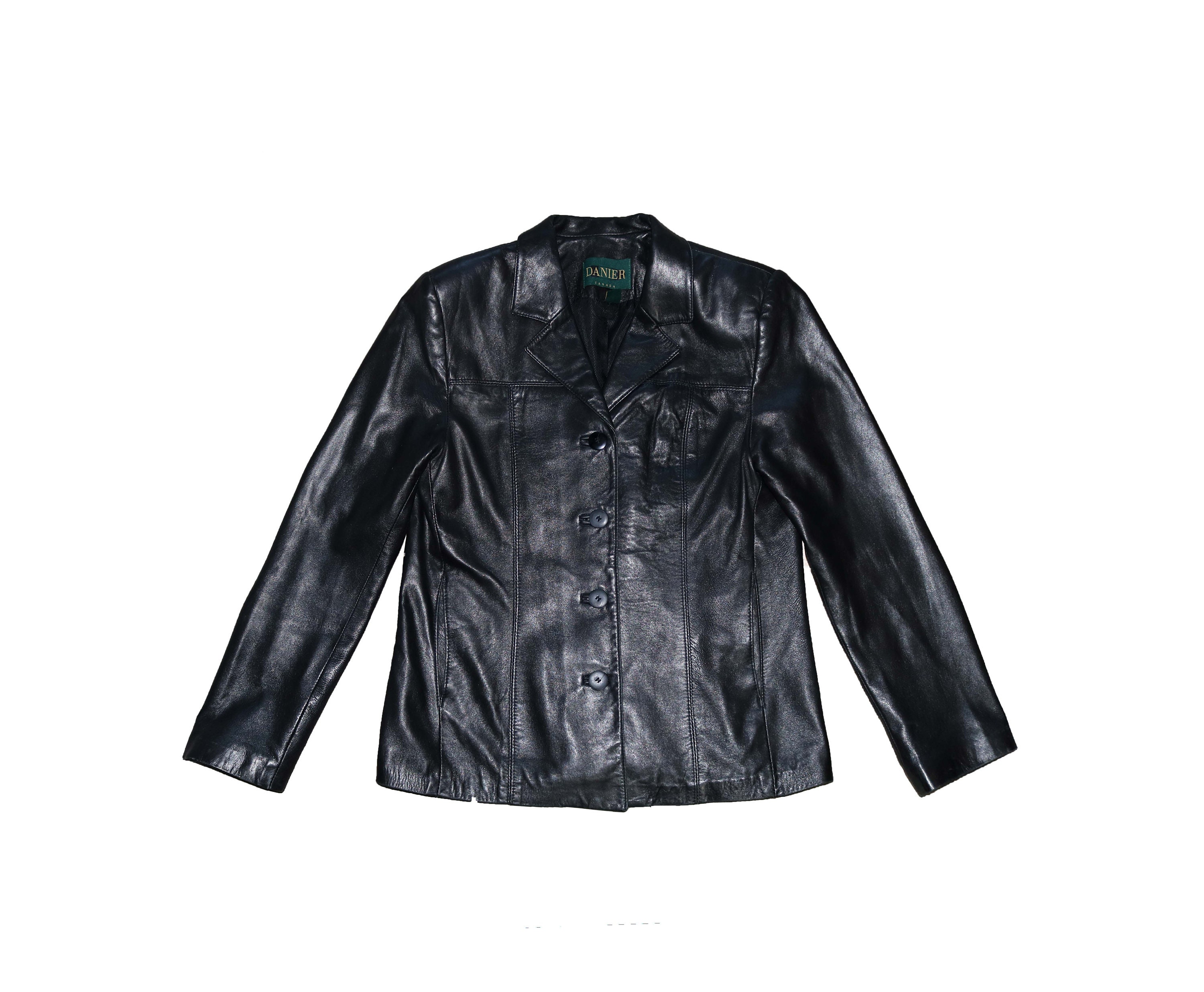 【Anyone more】Dishu button leather jacket John Doe Dexter Leather Jacket – Union Garage