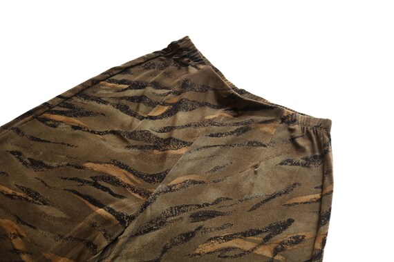 Vintage Camo Print Culottes, Size Medium/Large //… - image 3