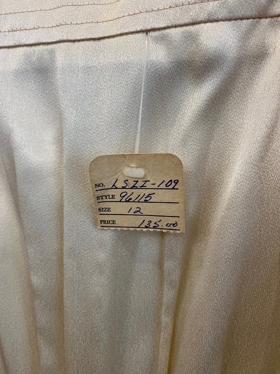 Vintage 70s Cream Jumpsuit & Jacket, Size 6 // Ro… - image 8