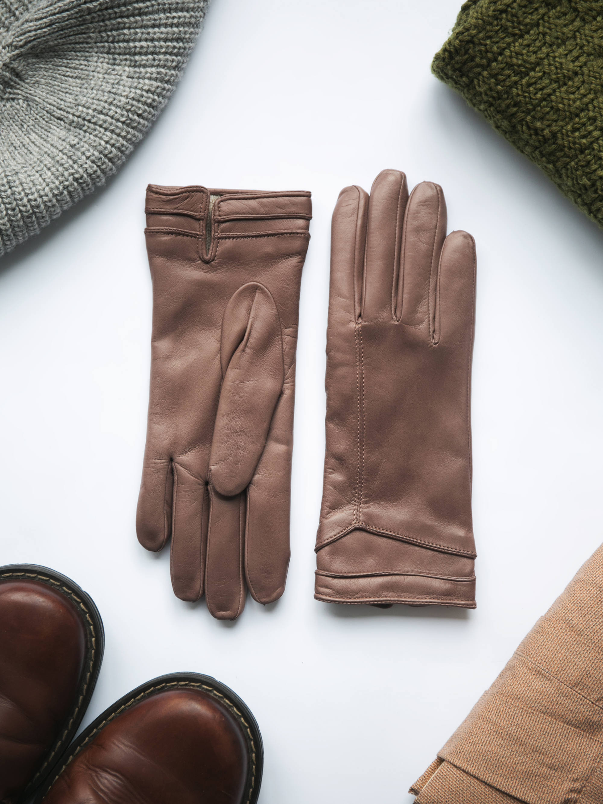 Custom womens leather gloves / femme gants cuir guanti di | Etsy