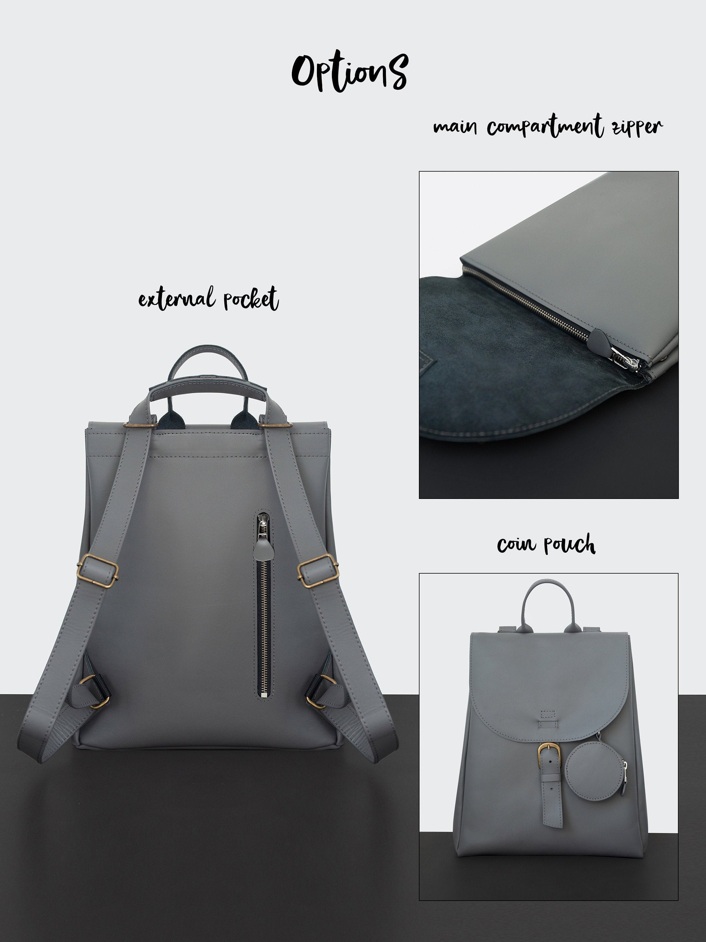 Convertible backpack purse 2in1 leather backpack and Etsy