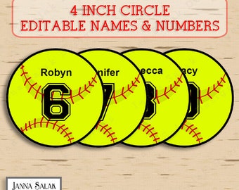 softball printable etsy