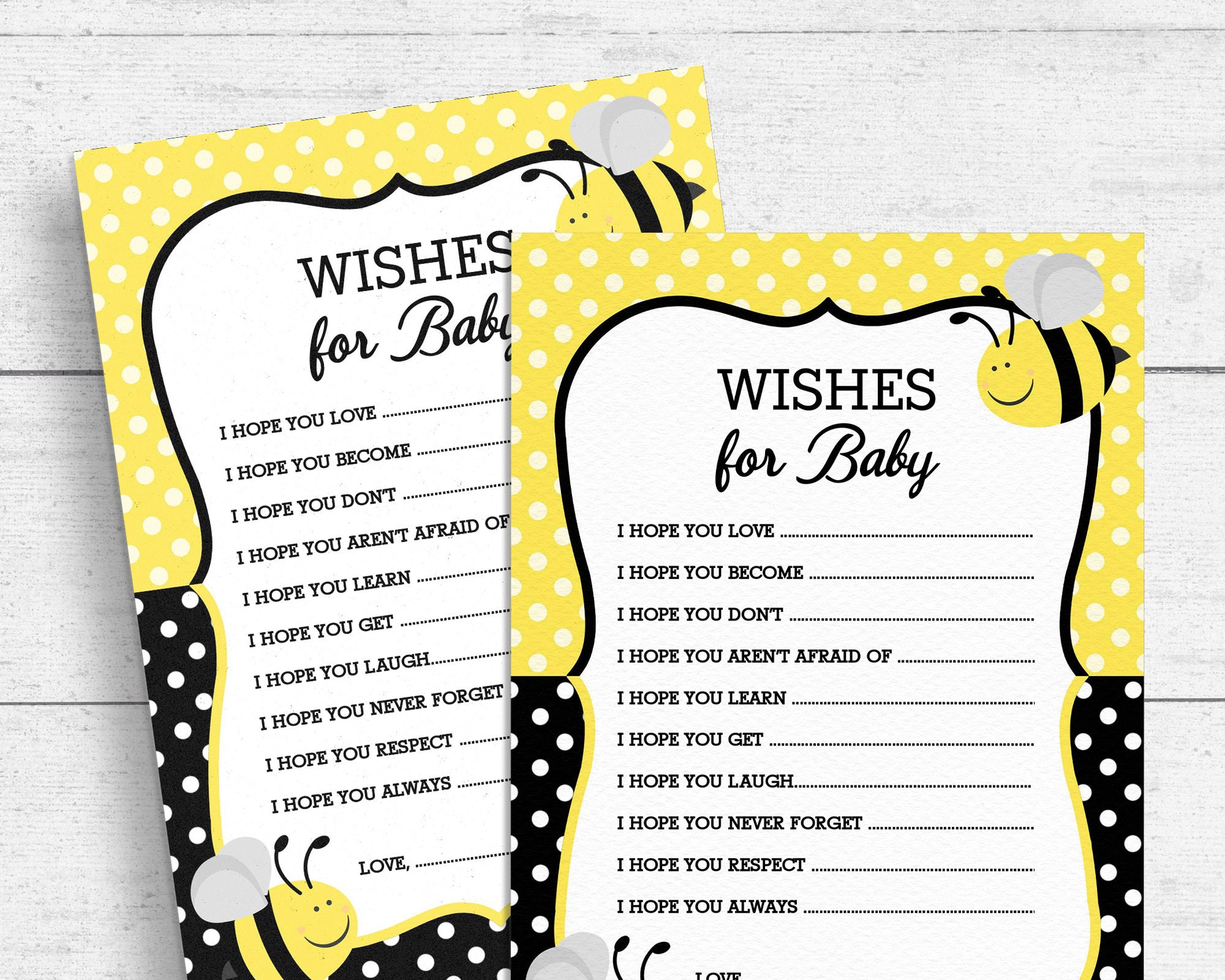 Bee Baby Shower Game Package Printable 10 Games Mommy to - Etsy