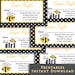 Ladybug Diaper Raffle Tickets INSTANT DOWNLOAD Printable - Etsy