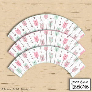 Tribal Girl Baby Shower Printable Party Package Mint and Pink Boho ...