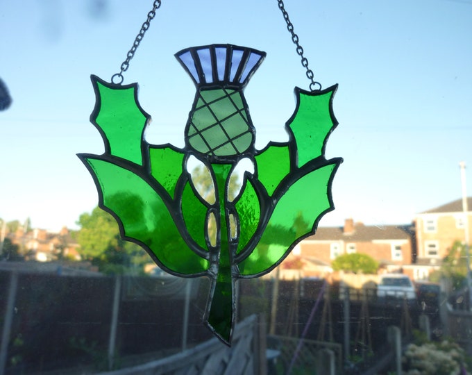 Scottish Thistle Ornament.thistle Suncatcher. Etsy
