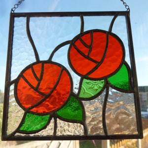 Two rose panel