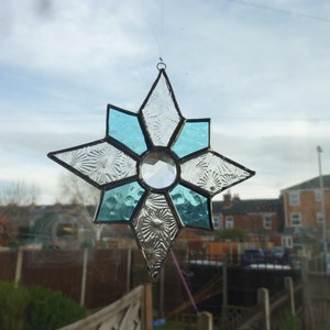 Stained glass Star, Ornament ,Star ornament.
