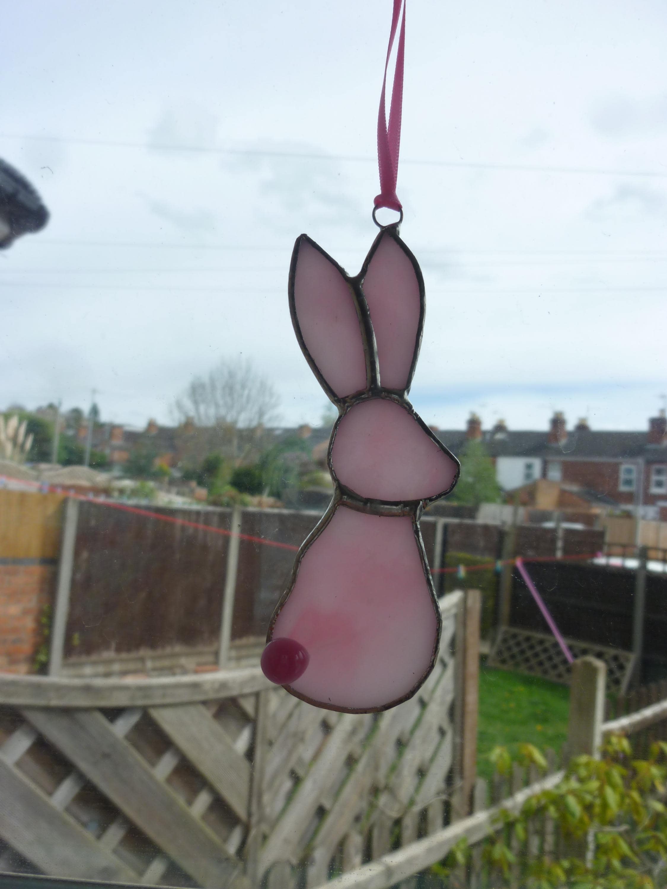 Stained Glass Bunny Suncatcher,rabbit Suncatcher,hare, - Etsy