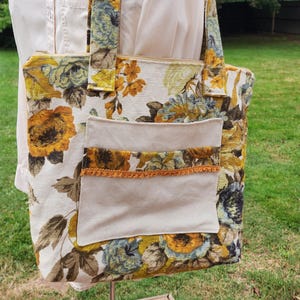 Handmade Vintage Fabric Tote