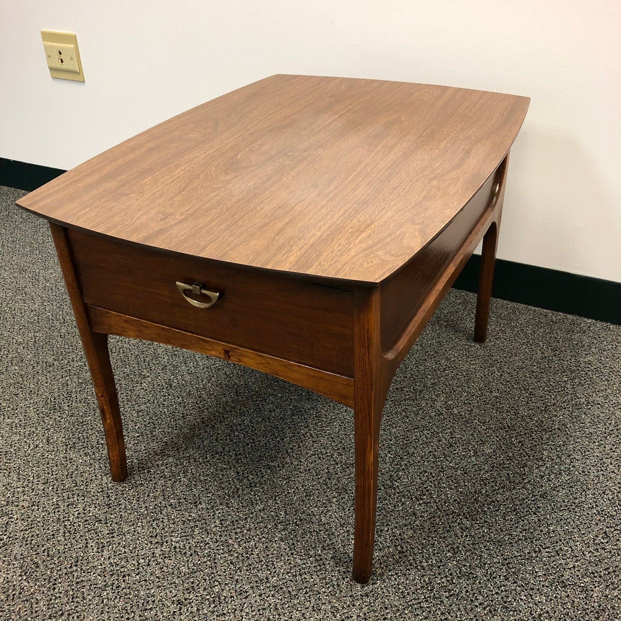 Kroehler One Drawer End Table Etsy