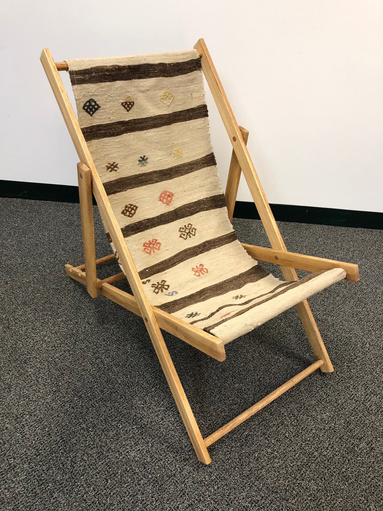 Handmade Wood Folding Deck Chair Etsy
