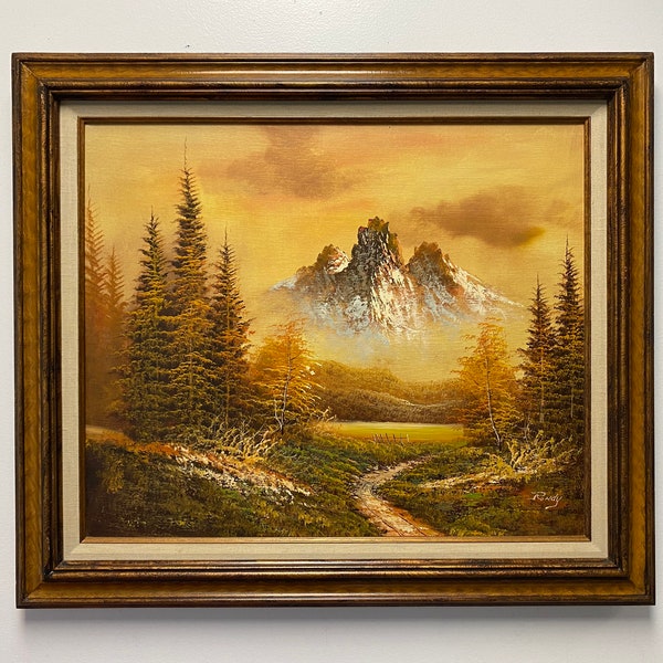 Framed Landscape Painting - Etsy