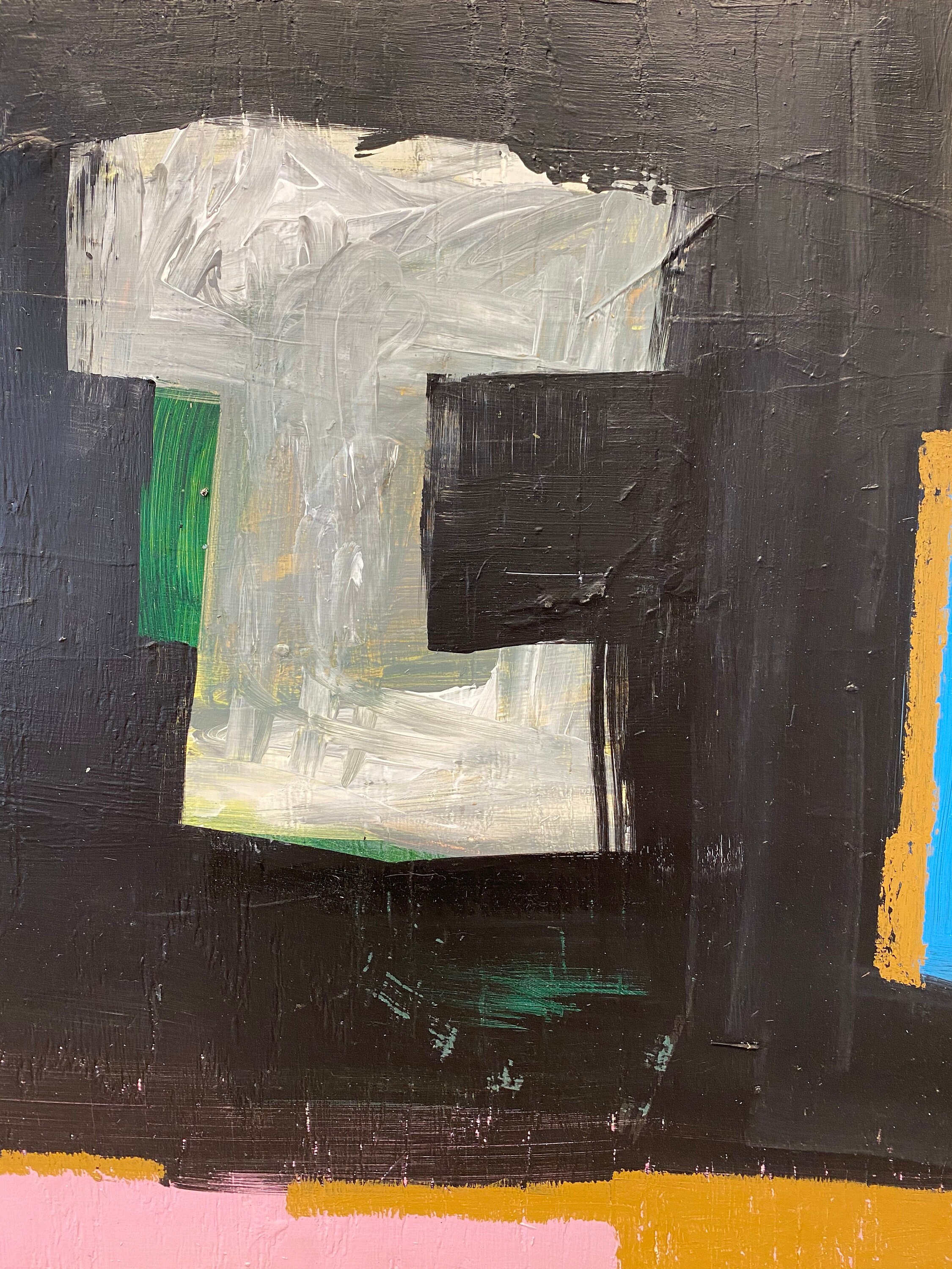 Art & Collectibles Original Abstract Expressionist Mixed Media Painting Signed by Artist Erik