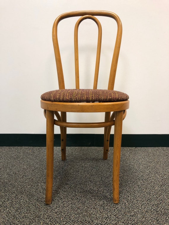 Bentwood Thonet Upholstered Cafe Chair Etsy