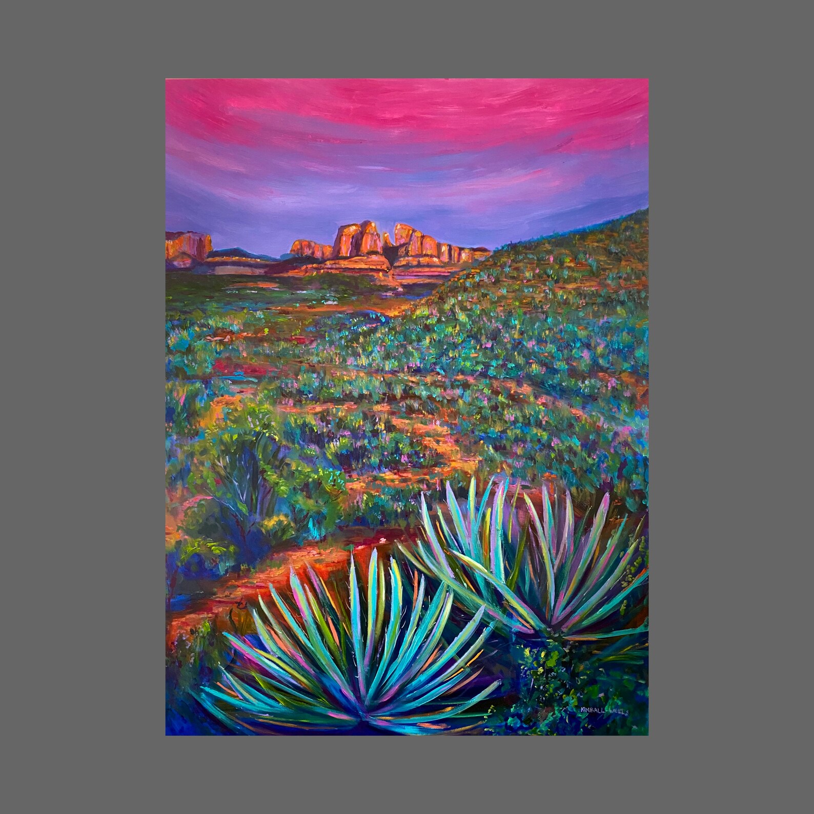 Sedona III ORIGINAL PRINTS Arizona art western wall art Etsy