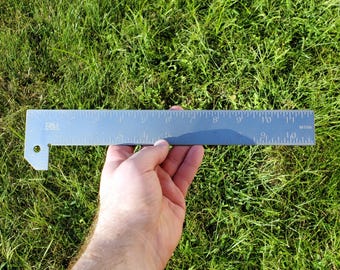 Steel Hook Ruler for Blacksmithing & Woodworking