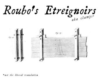 Roubo Panel Clamps Plans - Digital Downloads