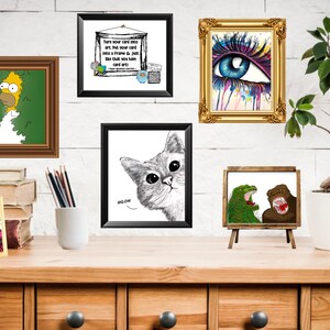 Harry Resident Alien: Handmade Greeting Card Funny image 6