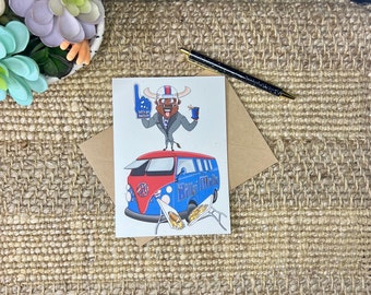 Bills Mafia / Handmade Greeting Card/ Buffalo Ny/ Buffalo Bills/ Football/ Tailgate