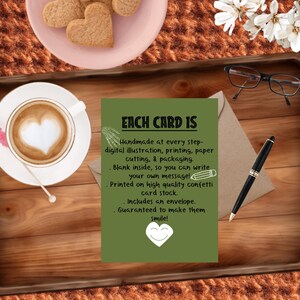Harry Resident Alien: Handmade Greeting Card Funny image 4