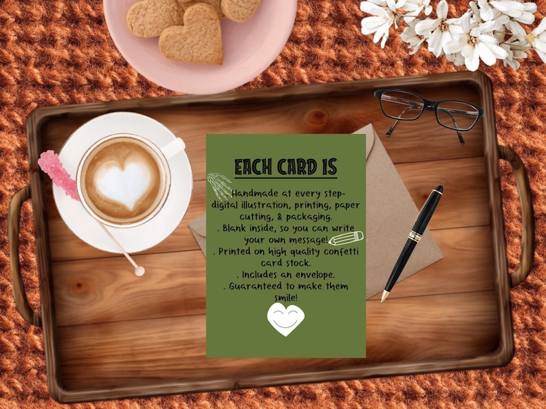 Harry Resident Alien: Handmade Greeting Card Funny image 4