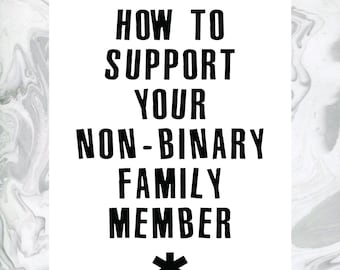 Non-Binary Family Support Zine (Digital Download)