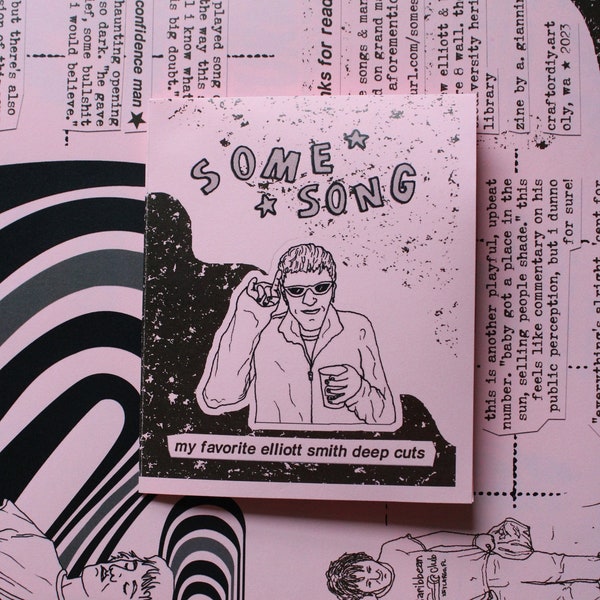 some song: elliott smith fanzine | mini zine