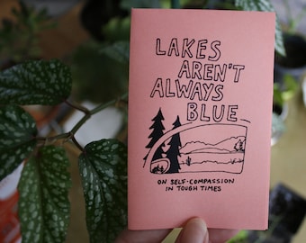 self compassion mini zine | illustrated mini zine