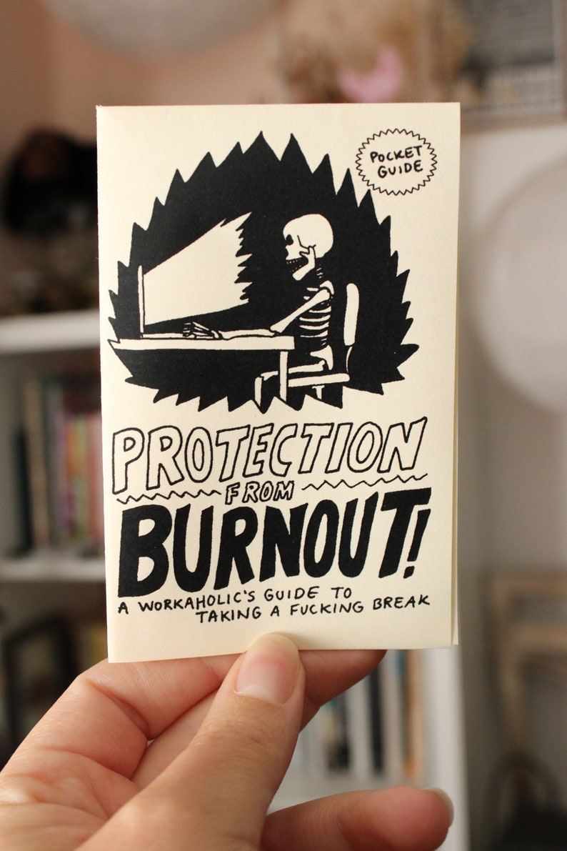 burnout protection mini zine & worksheet image 1