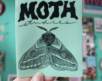moth studies | illustrated mini zine
