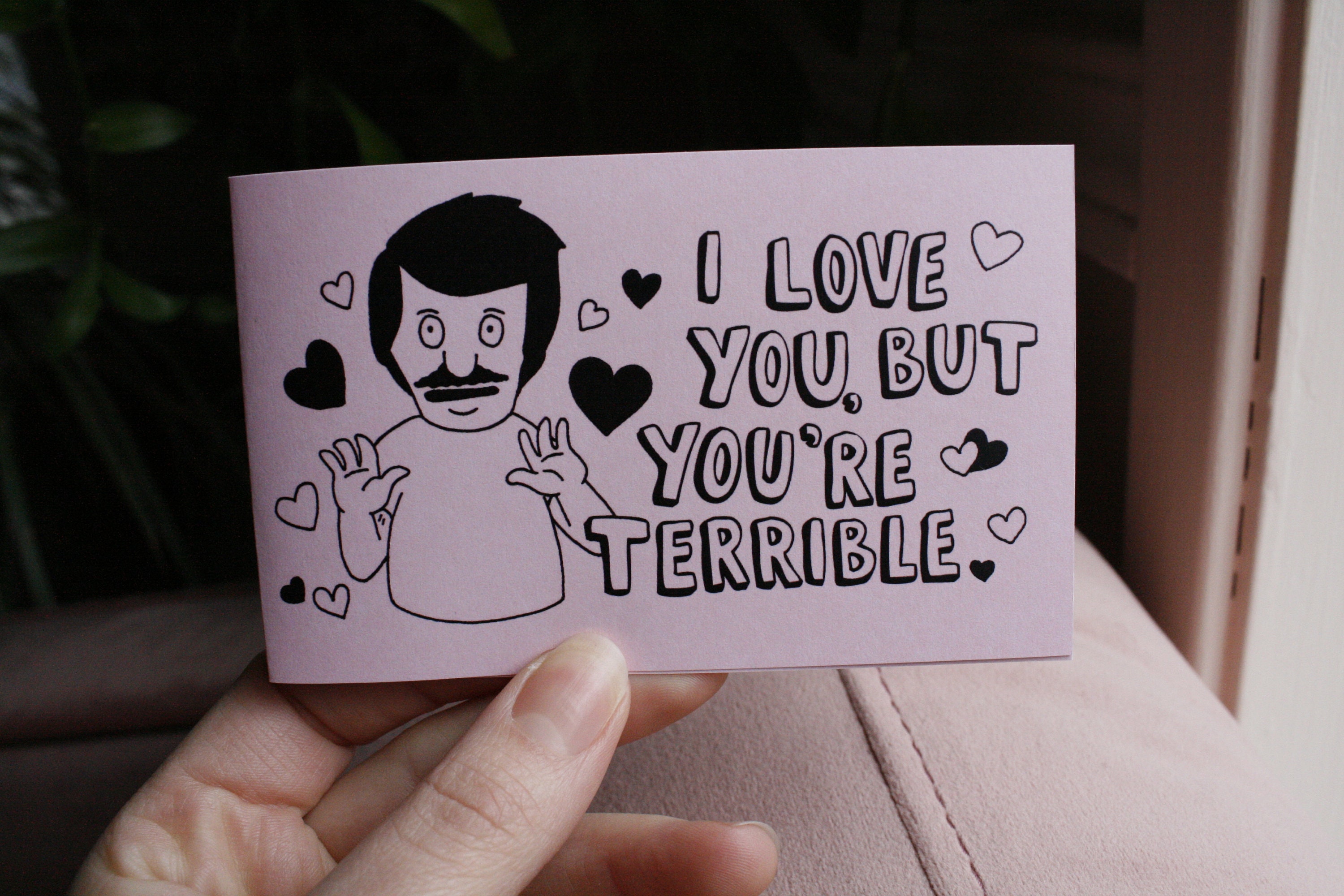Small Bob's Burgers Valentine Gene Dad I Love You but - Etsy