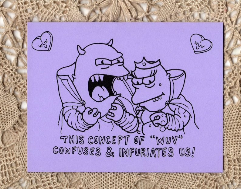 what is wuv valentine futurama valentine's day card image 1