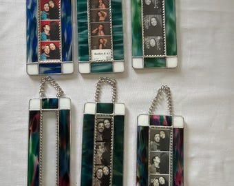 Stained Glass Photobooth Frame Mouth Blown Glass